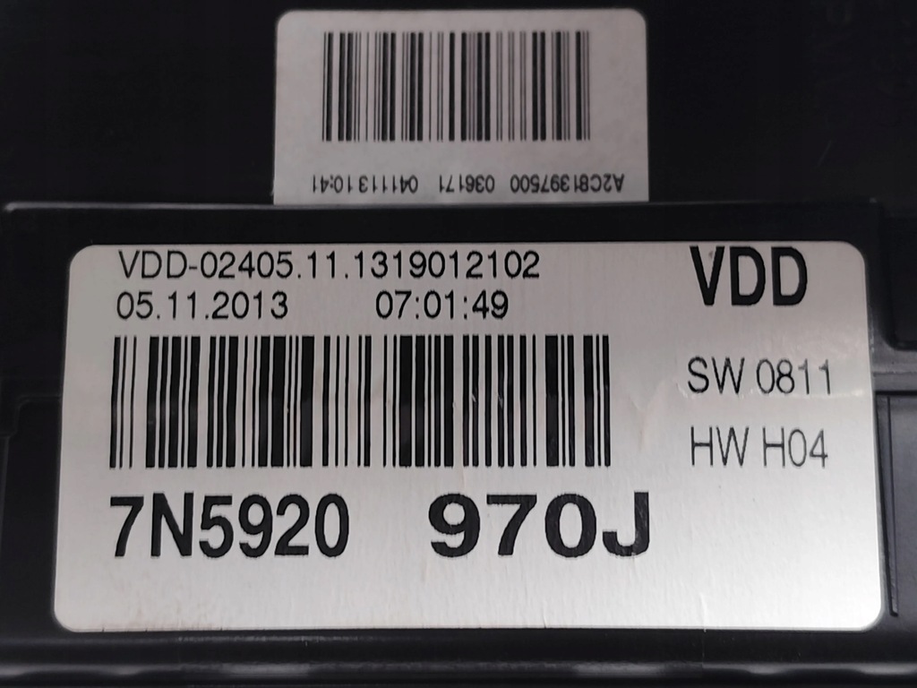 фото №7, Seat alhambra счетчик / спидометр 2.0 tdi дизель 103kw 140 hp 2014