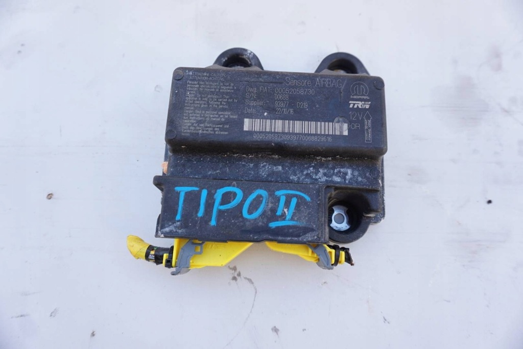 фото №1, Датчик подушка безопасности 00052058730 fiat tipo 2 ii