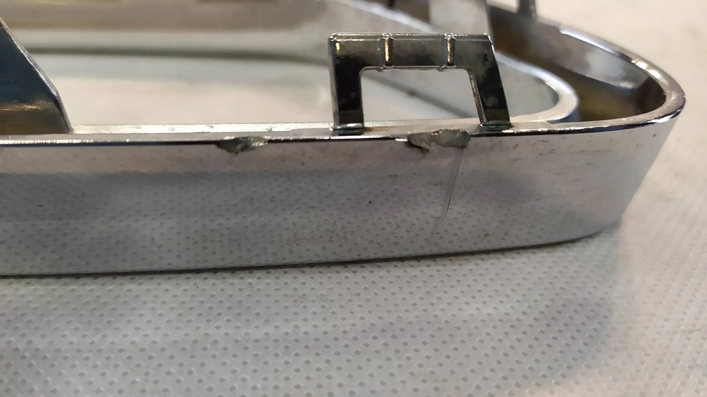 фото №2, Рамка лівий хром вихлоп mercedes w206