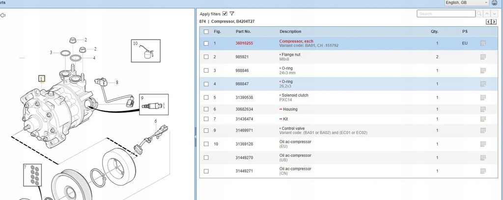 фото №8, Volvo xc90 2016 компрессоры кондиционера