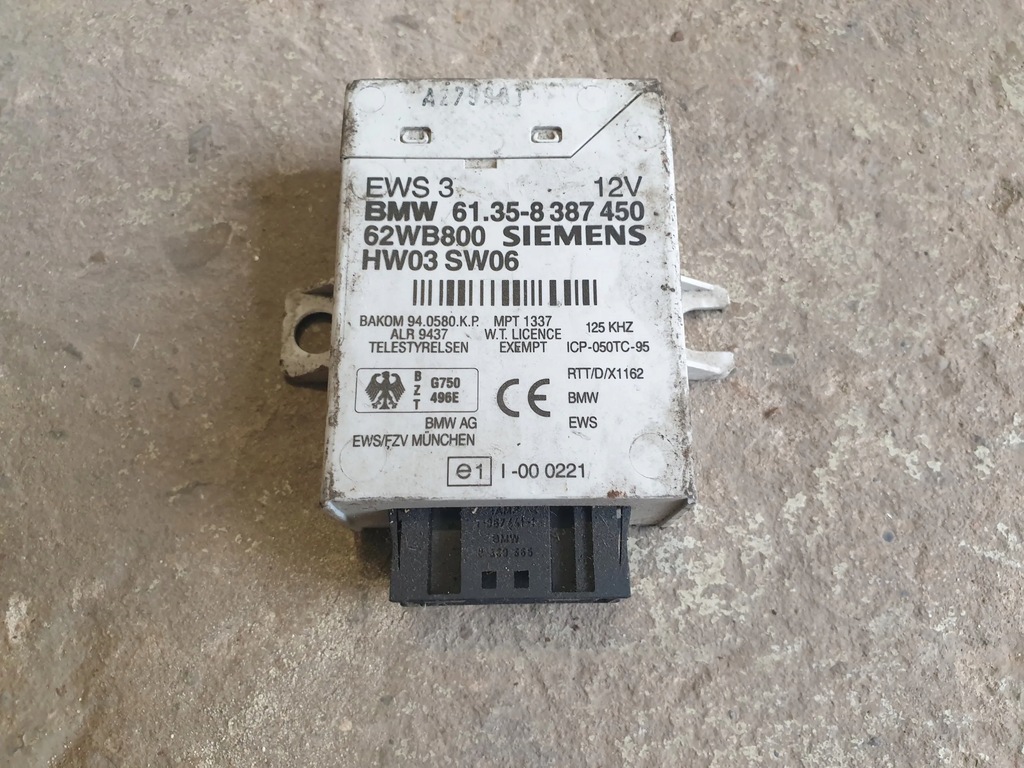 фото №1, Bmw 3 e46 98-05 модуль імобілайзер