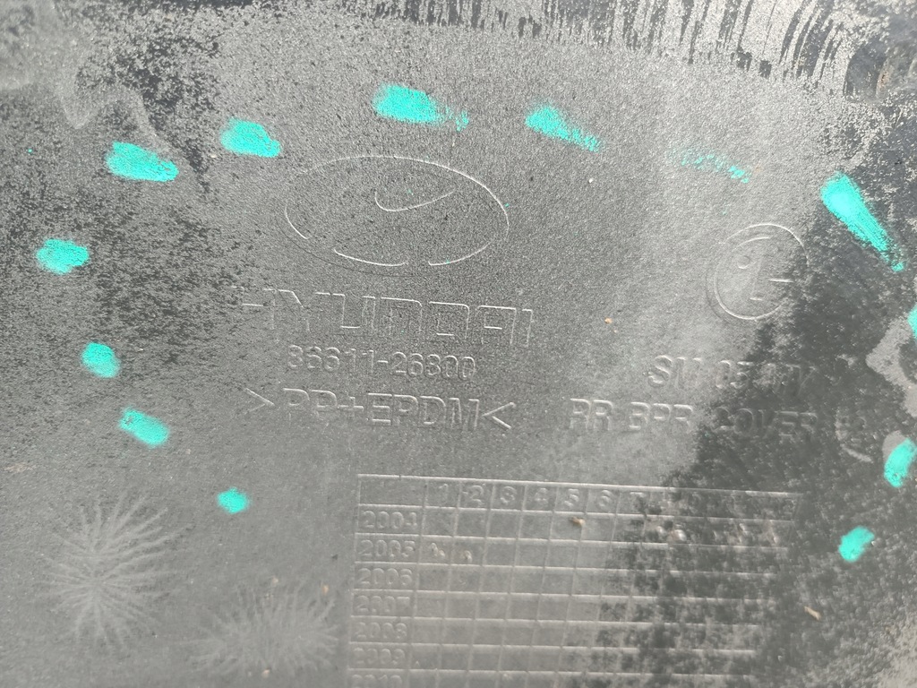 фото №11, Hyundai santa fe lift i бампер задняя задний 8661126800 oryg