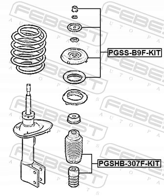 фото №3, Подушка амортизатора перед do peugeot partner rcz