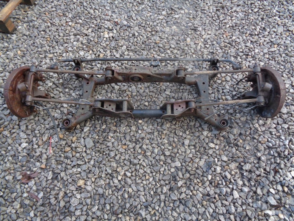 фото №10, Балка задня задня підрамник oś підрамник kpl поворотний кулак nissan x-trail i t30 2000- 4x4