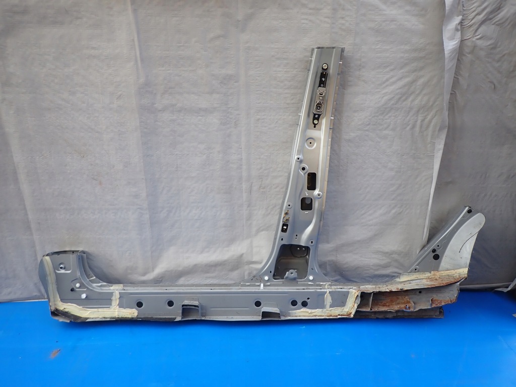 фото №8, Nissan xtrail t31 07- поріг правий блок двигуна середній