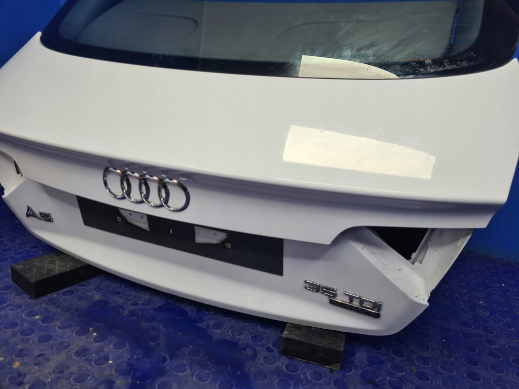 фото №10, Крышка багажника багажника комплектная задняя audi a5 8t sportback ly9c | w цвет | oem