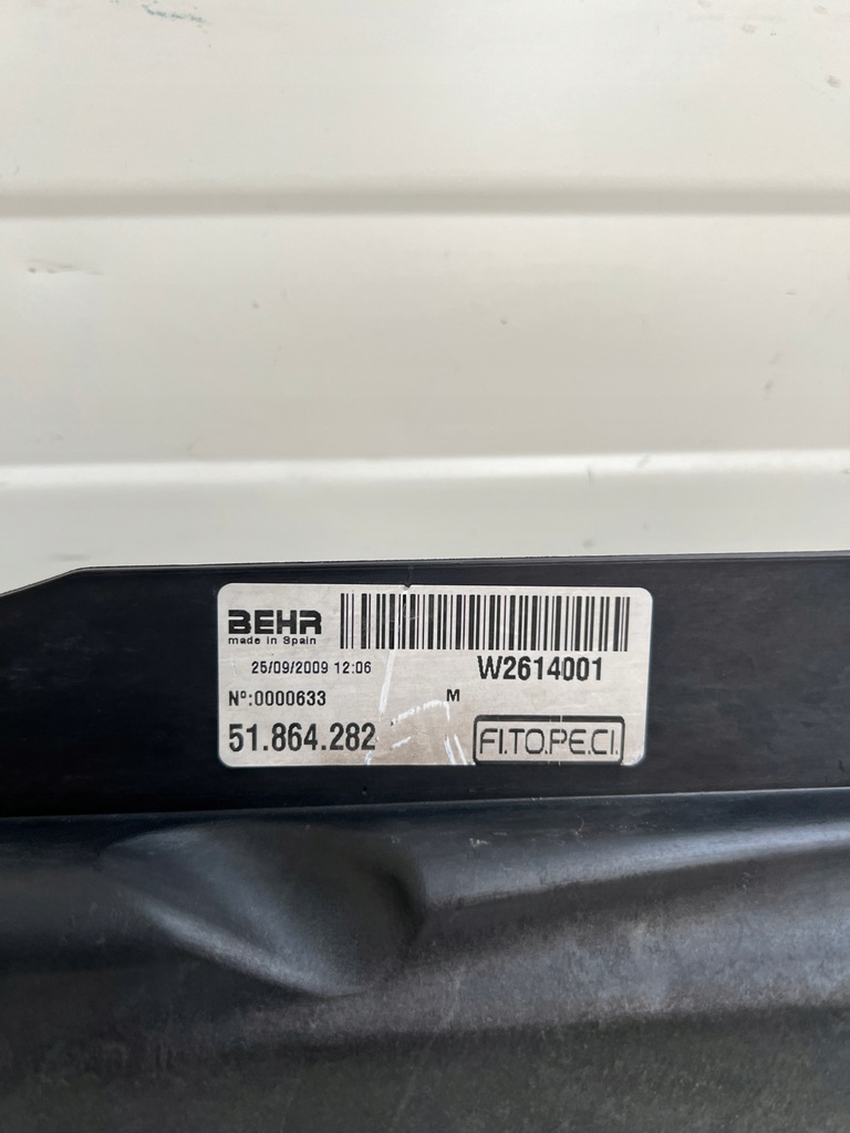 фото №9, Pas передний радиатор fiat fiorino