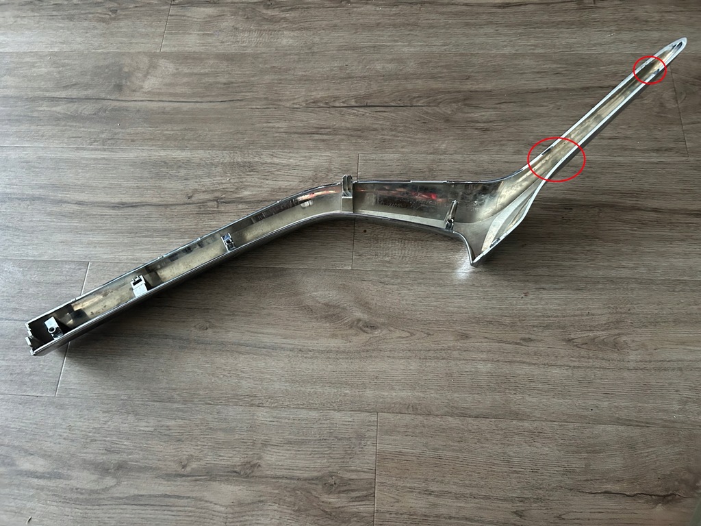 фото №12, Mazda cx-5 ii kf 2017-2022 молдинг хром решітка ліва kb8a kfyt оригінал