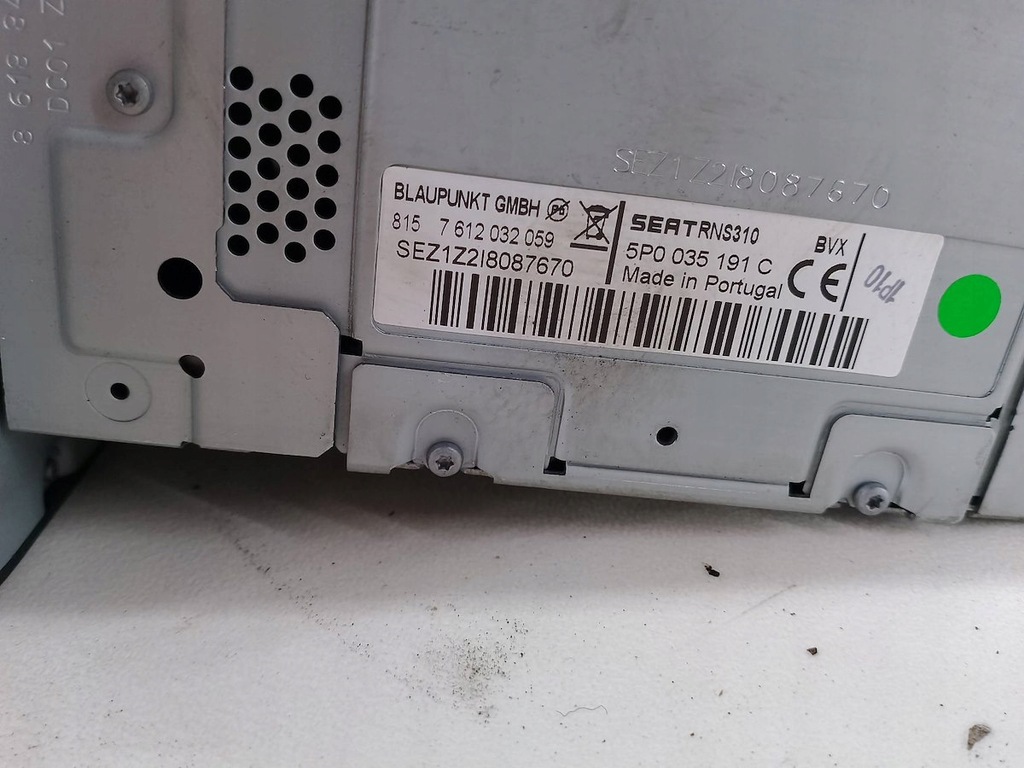 фото №7, Радио cd navi seat altea xl 5p0035191c rns310