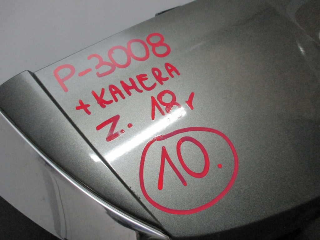 фото №7, Крышка багажника задняя peugeot 3008 ii 18r камера