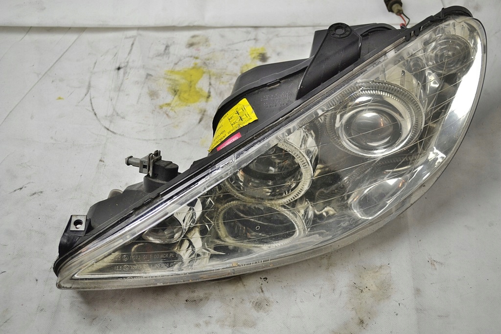 фото №7, Peugeot 206 лампа перед передняя левая фара тюнинг depo 085501131l2