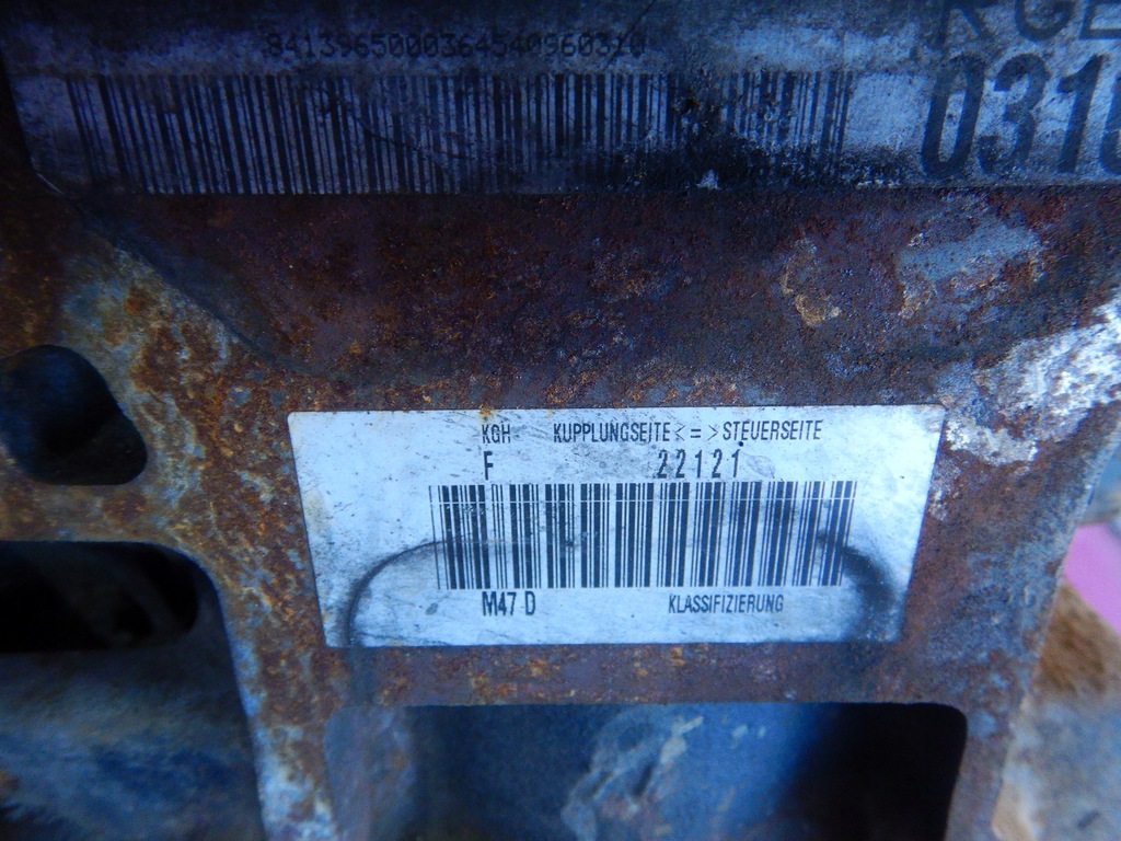 фото №7, Bmw e46 2,0d m47 m47d20 136km двигун kompletny насос форсунки test стиснення