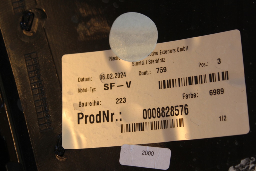 фото №16, Бампер перед передний mercedes maybach 223 z223 w223 a2238802900