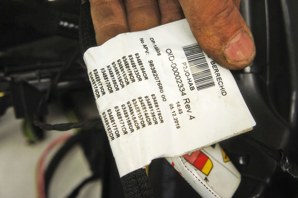 фото №7, Qy292 opel corsa f джгут салону кабіни 9838207680