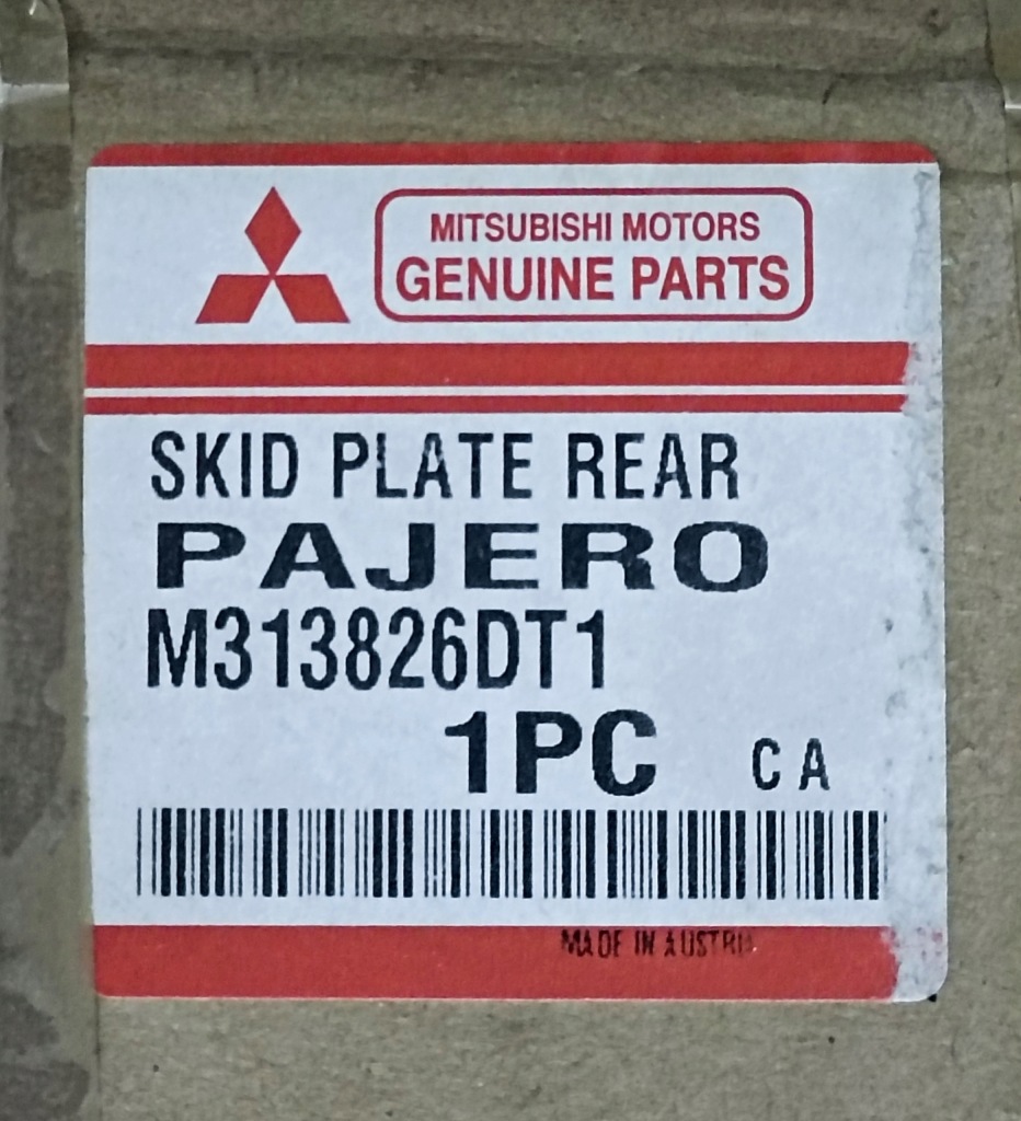 фото №8, Накладка спойлер дифузор бампера заднього задня mitsubishi pajero 07+ новий оригінальний номер