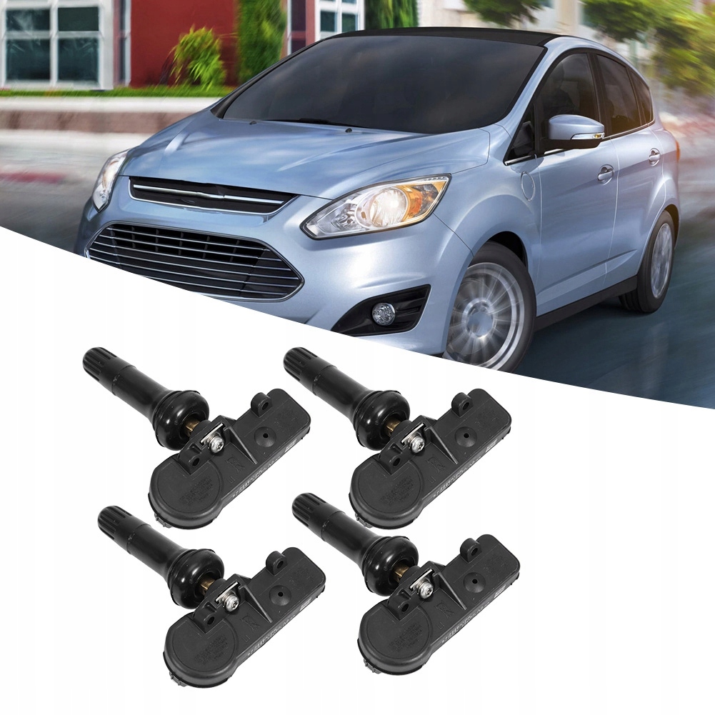 фото №6, 4 szt. датчики мониторинг давления w шинах tpms de8t1a180aa подходят