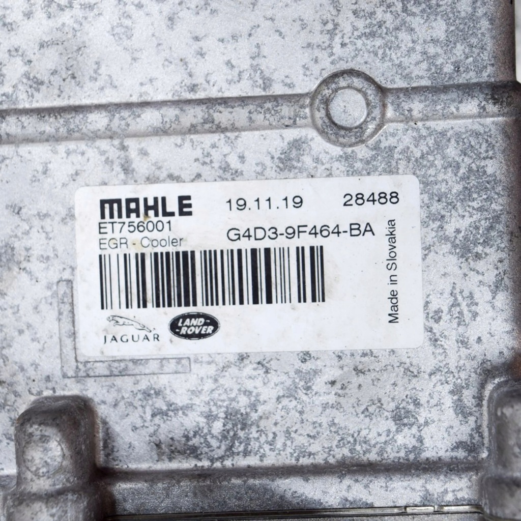 фото №7, Jaguar e-pace 2020 радіатор вихлопних газів egr