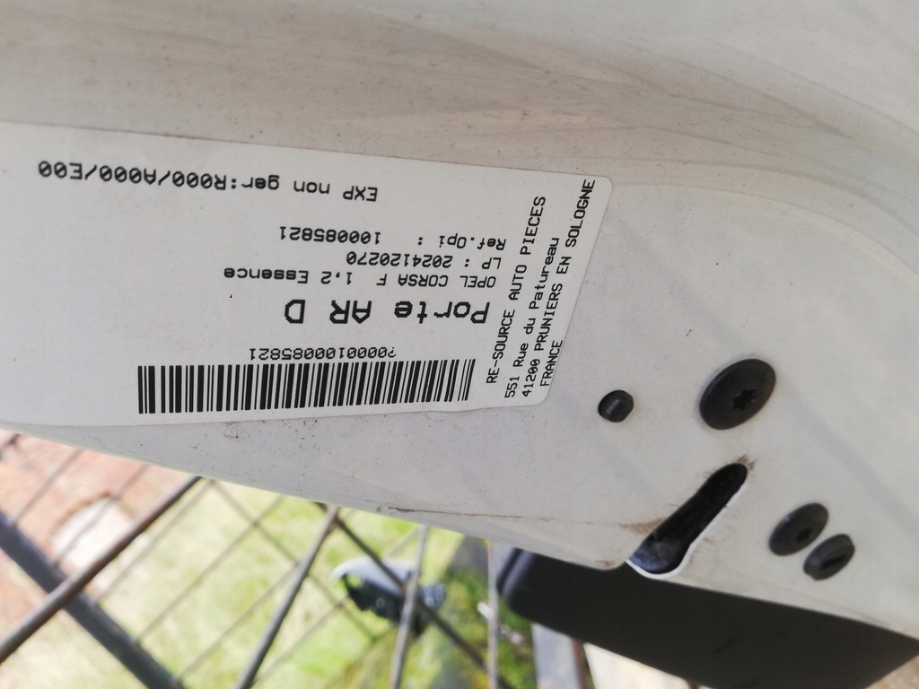 фото №6, Дверь задние правое opel corsa f 19-