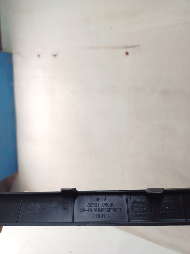 фото №13, Спойлер накладка бампера перед kia niro ev 18-