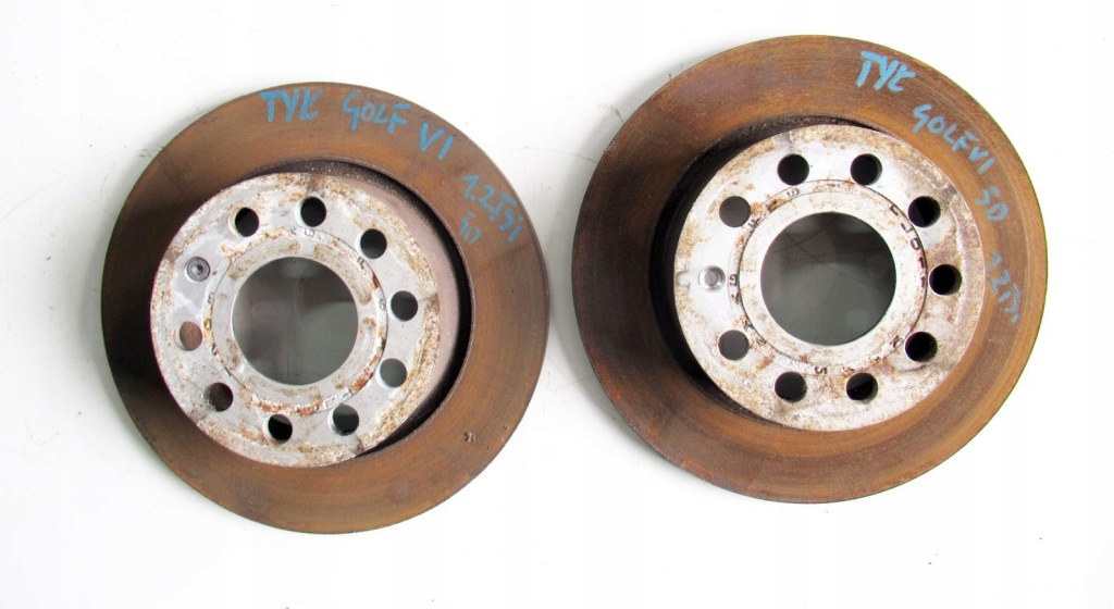 фото №7, Vw golf v vi тормозные диски тормозные задняя задние