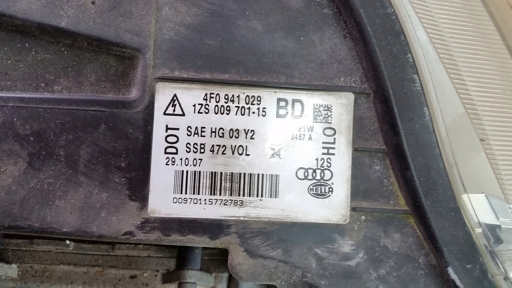 фото №14, Audi a6 c6 4f0941029 bi ксенон поворотный левый