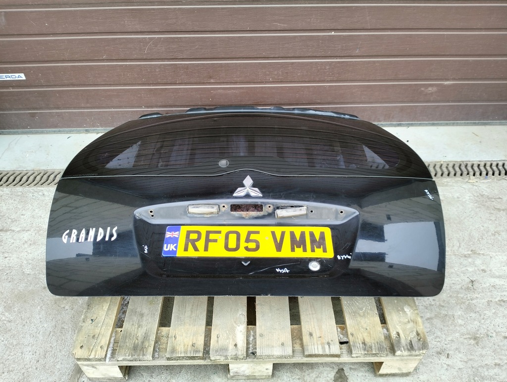 фото №8, Крышка багажника стекло задняя mitsubishi grandis 03-11 оригинал лак