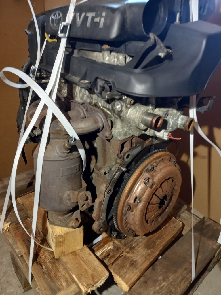 фото №10, Двигатель 1.3 2s-p52l kompletny yaris lif pewniak film с pracy słychać цепь