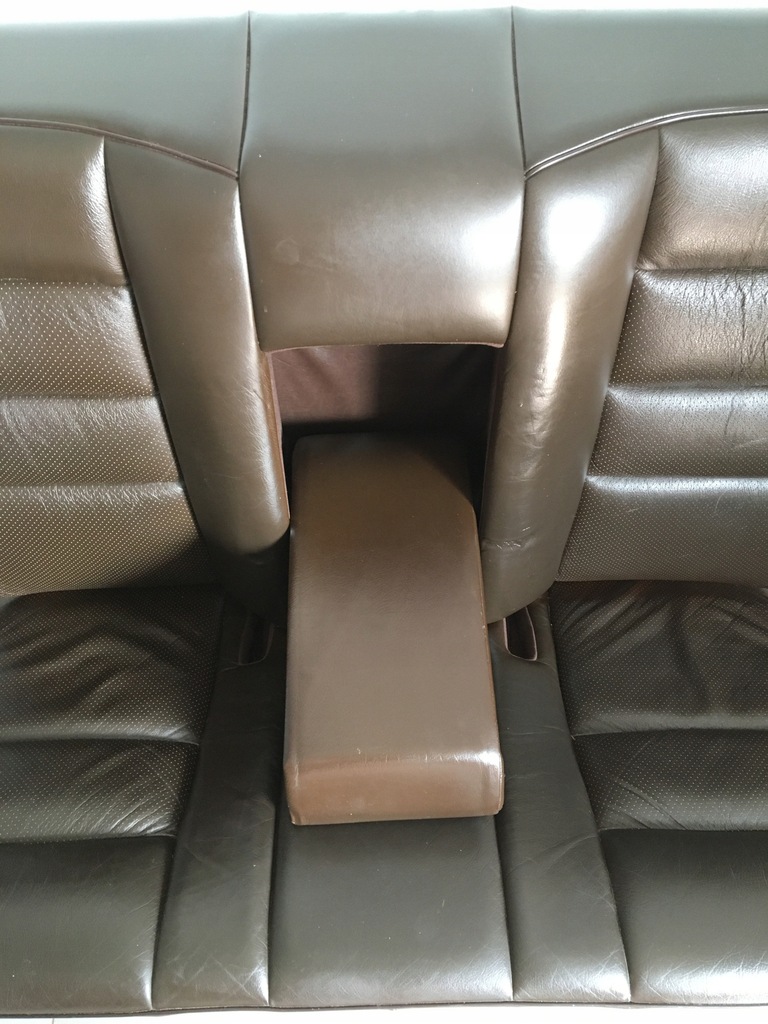 фото №11, Обивка кожаный сиденья заднее сиденье обшивки кожа коричневая mercedes w124 sedan