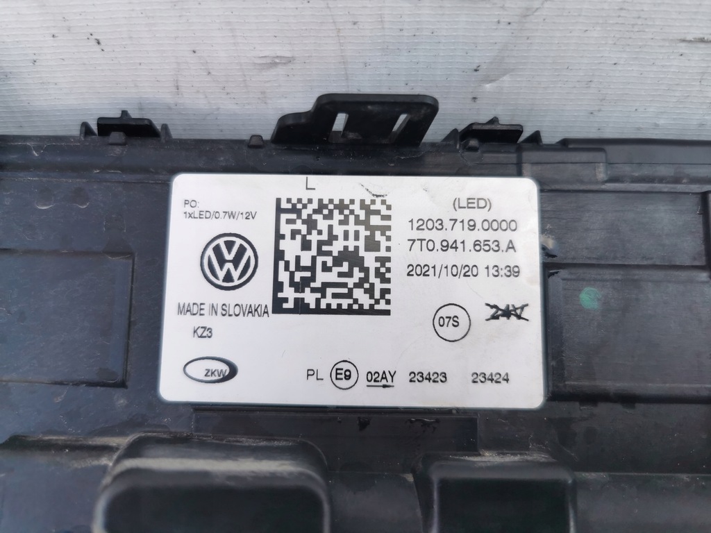 фото №5, Протитуманна фара led drl лівий vw transporter t7 7t0941653