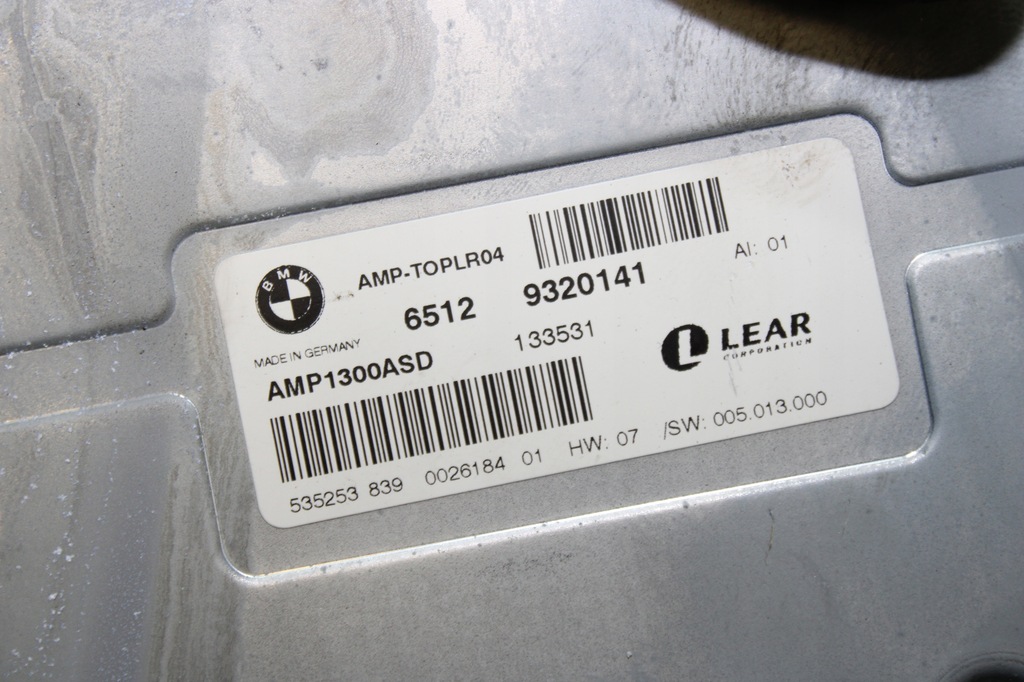 фото №7, Bmw 5 f07 7 f01 f02 усилитель bang & olufsen 9320141