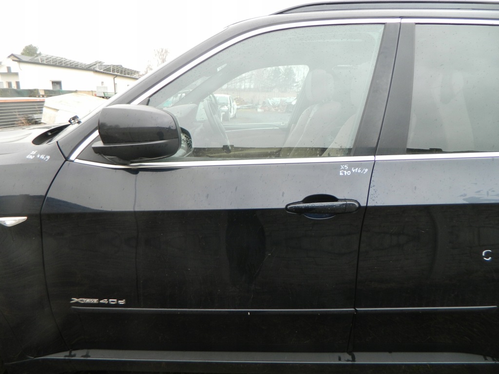 фото №1, Bmw x5 e70 дверь левый перед 416/9 carbonschwarz