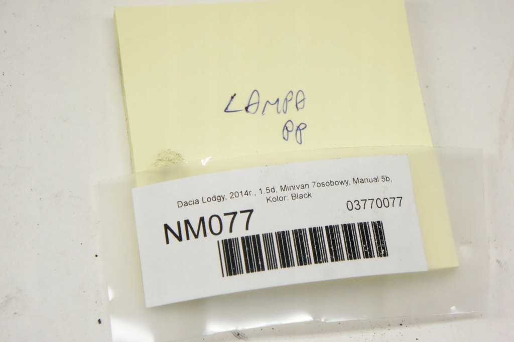 фото №7, Nm077 dacia lodgy лампа фара правый перед