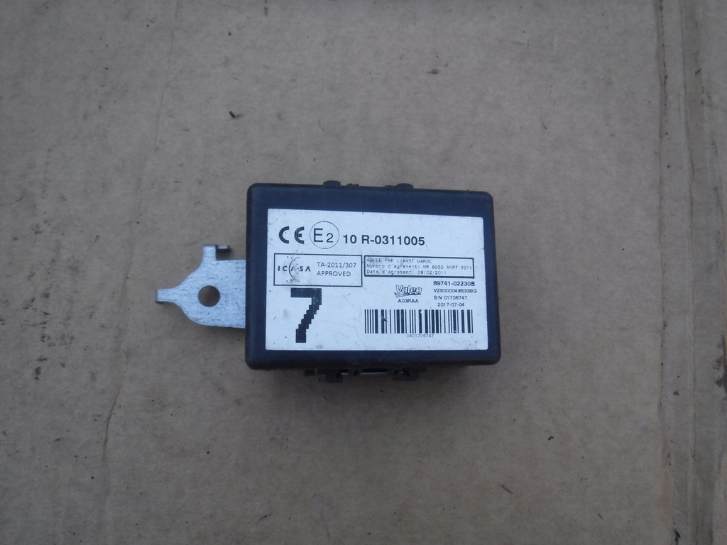 фото №1, Модуль блок управления toyota verso 89741-02230b