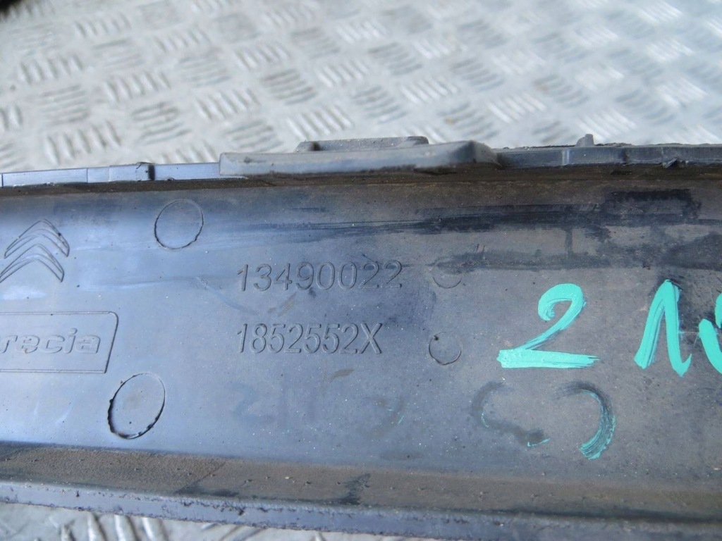 фото №10, Citroen c3 aircross накладка накладка-спойлер бампера перед 13490023