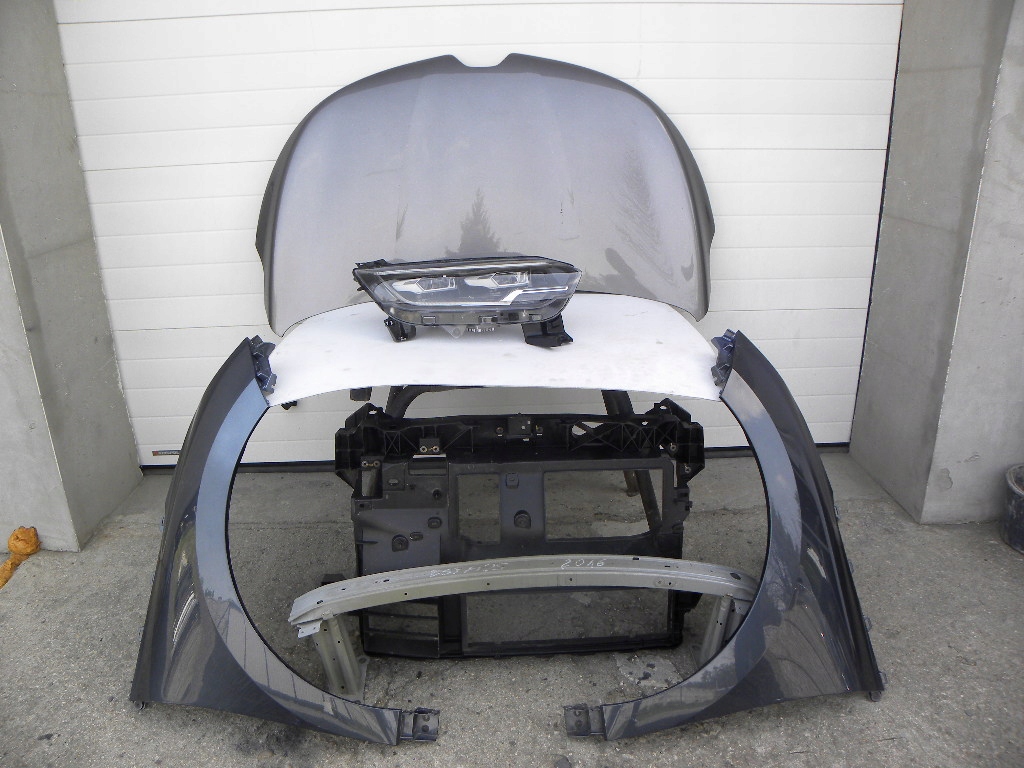 фото №1, Renault espace v lift капот, лампа правая matrix