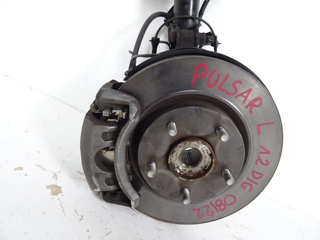 фото №8, Nissan pulsar 1.2 dig амортизатор поворотний кулак ліва амортизаторна стійка 2014-2018