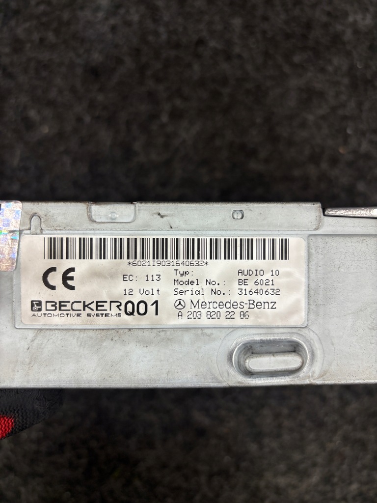 фото №11, Радіо mercedes w203 a2038202286