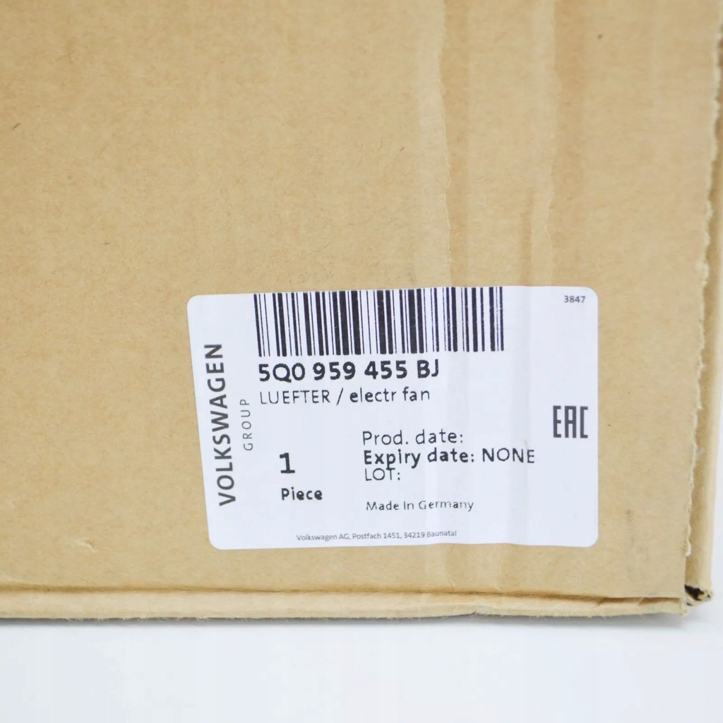 фото №12, Вентилятор радиатора audi q2 5q0959455bj oem