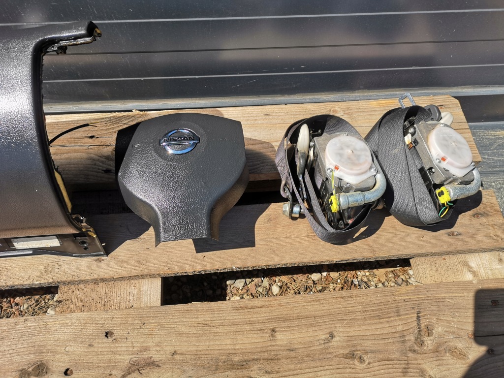 фото №3, Nissan note e11 air bag подушки безпеки ремені комплект