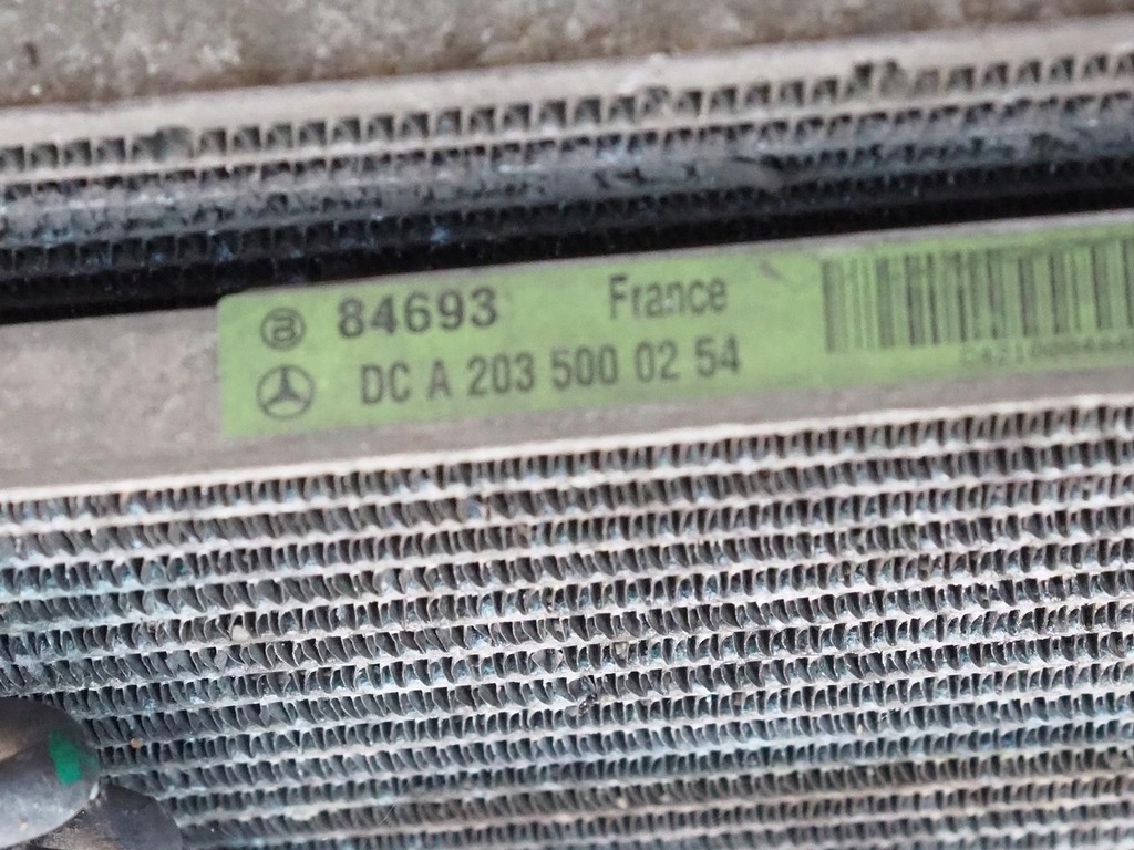 фото №8, Вентилятор комплект радиатор mercedes w203 2.2 cdi 2035000293