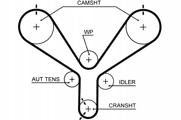 фото №2, Gates ремінь розподільного валу lexus ls 400 ucf10