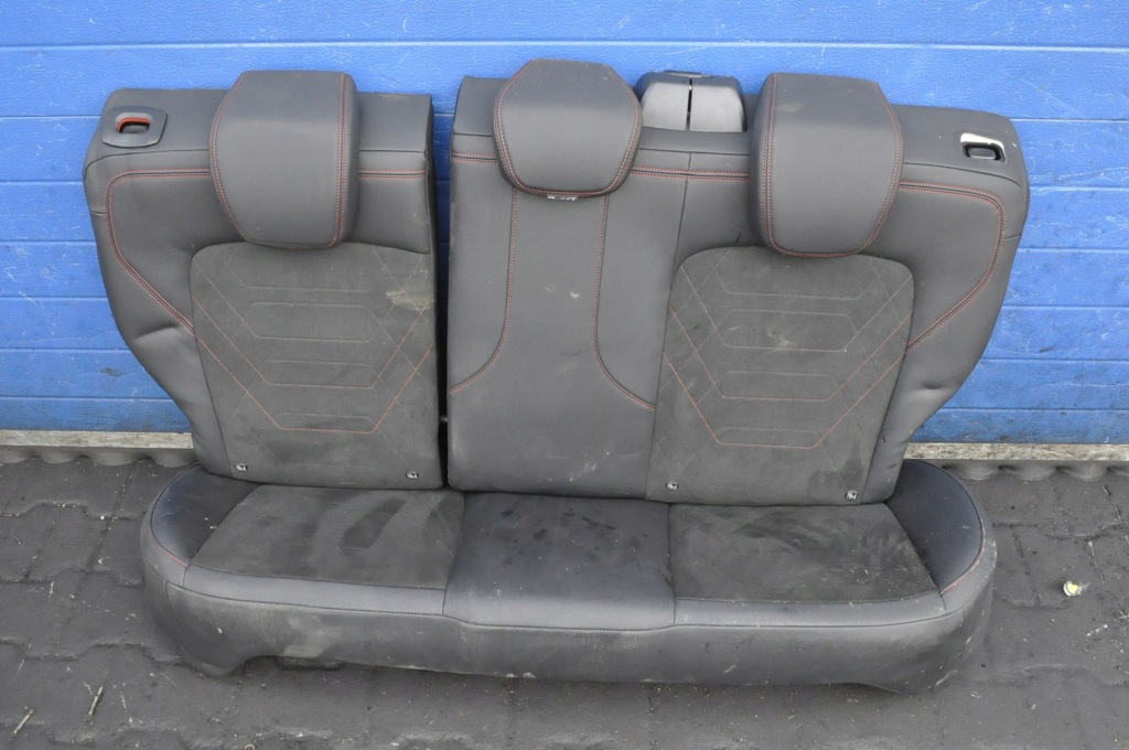 фото №12, Ford fiesta mk8 5d переходник салона сиденья заднее сиденье полукожа alcantara