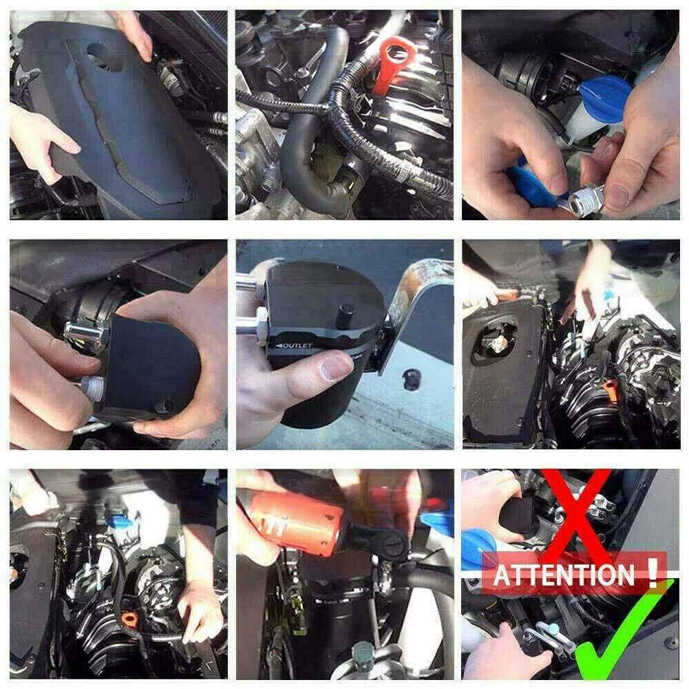 Oil засувка бак набір сепаратора оливи з фільтром 11 1 13 1 15mm 300ml Ціна