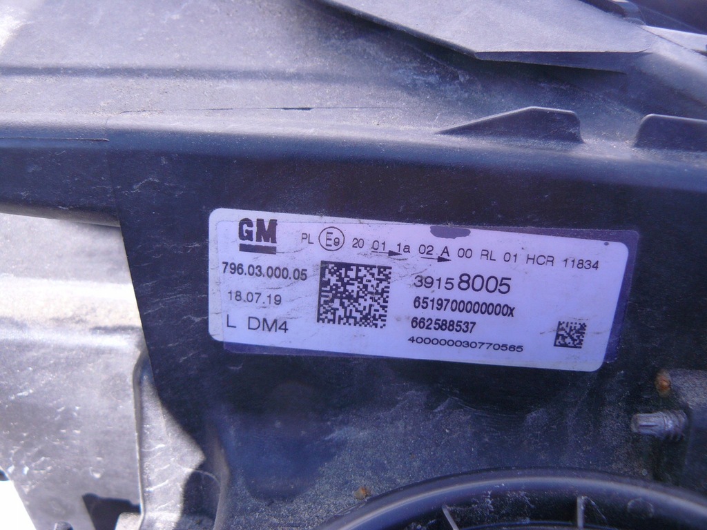 фото №13, Opel astra v k 15- лампа передняя левая обычная led