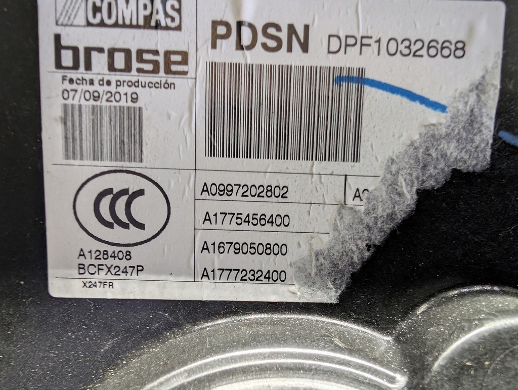 фото №11, Mercedes glb x247 w247 подъемник стекло дверь панель правый перед