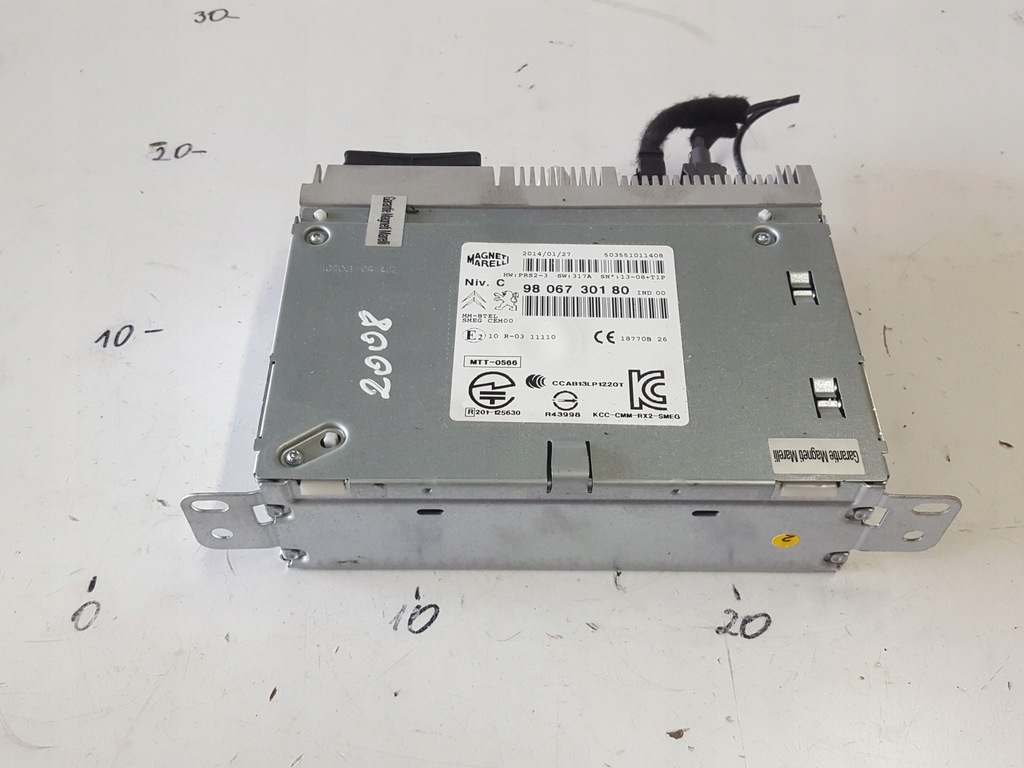 фото №1, Peugeot 2008 i 13-16r радио радиопроигрыватель 9806730180