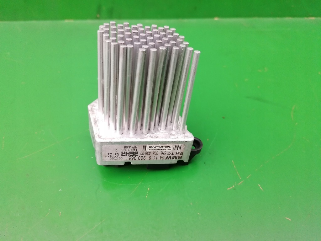 фото №7, Jeż резистор вентилятор bmw e46 e39 europa