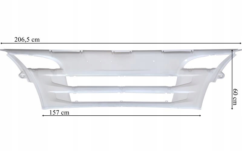 фото №2, Scania 6 p 2010- решётка радиатора верхний 1930934