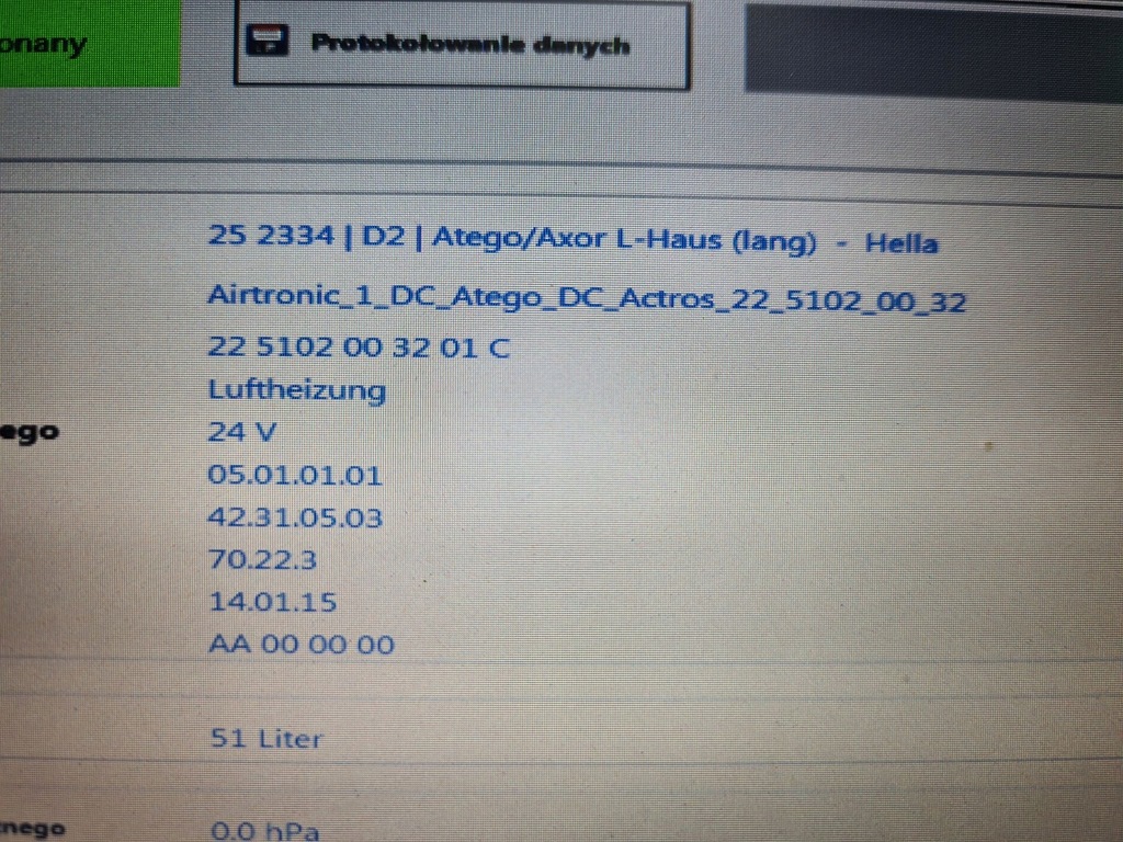 фото №10, Webasto mercedes atego axor a0058308661 сухие airtronic d2 24v 2023r