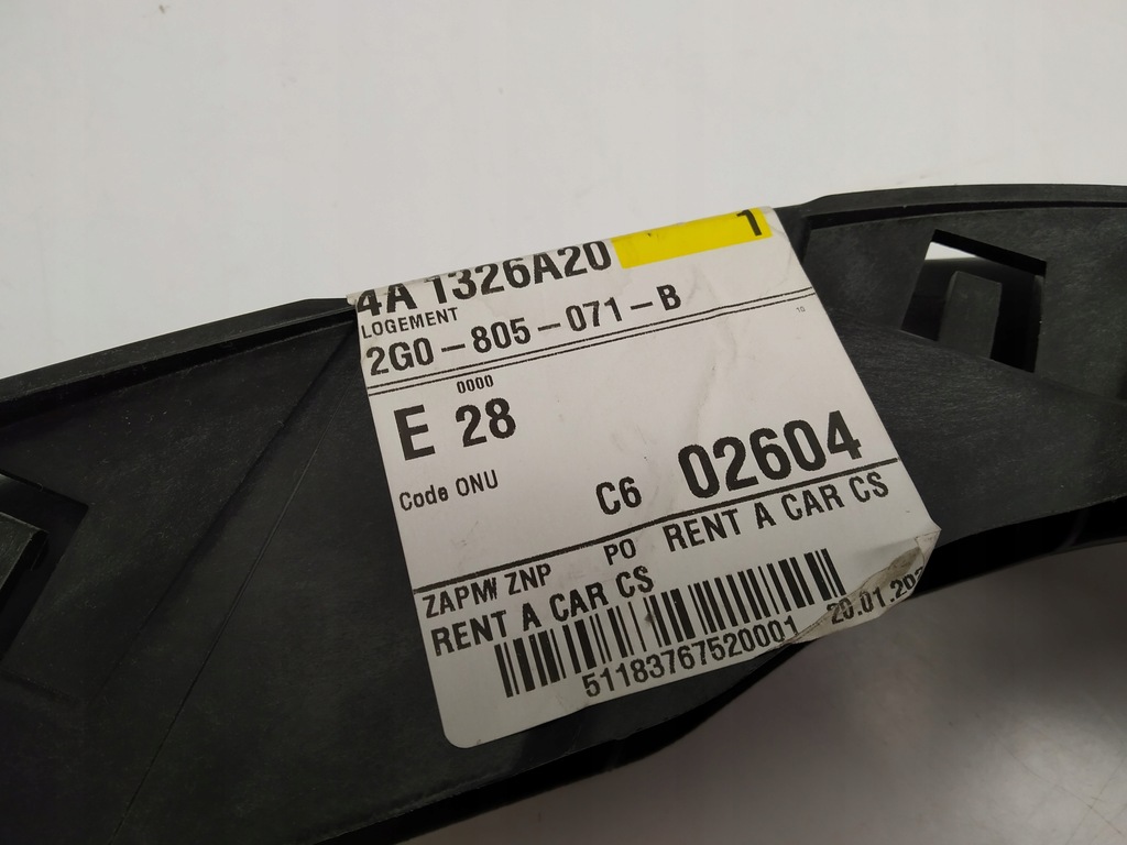 фото №8, Polo vi напрямна кронштейн фара лівий лампи 2g0